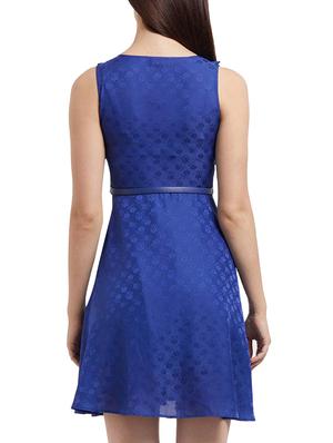 ruffled floral flared dress - 15853425 - Standard Image - 3
