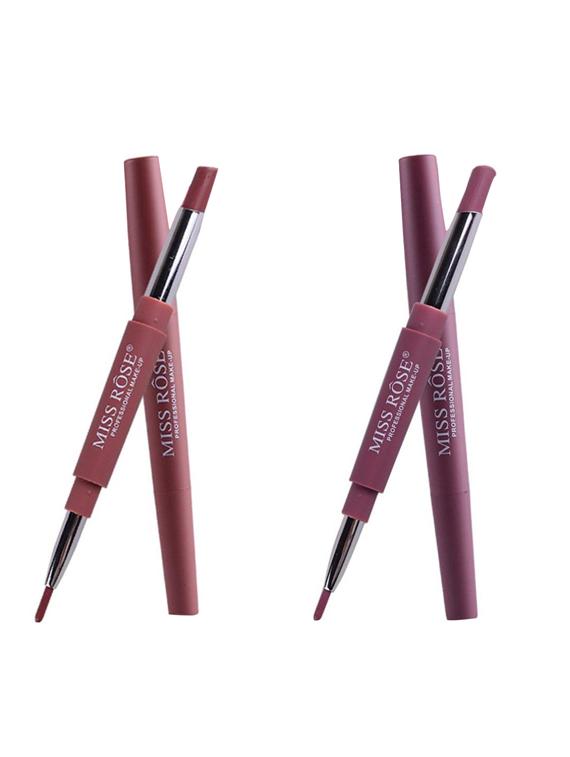 miss rose combo of 2 lip liner plus lipsticks( shade 1 and 2) - 15853780 - Zoom Image - 1