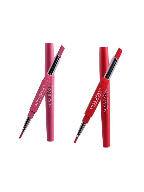miss rose combo of 2 lip liner plus lipsticks( shade 3 and 8) - 15853799 - Zoom Image - 1