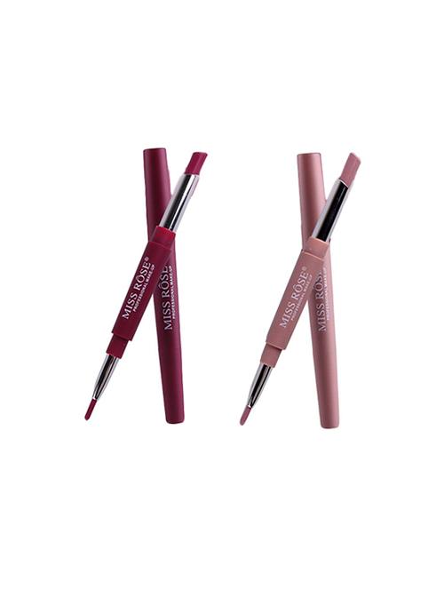 miss rose combo of 2 lip liner plus lipsticks( shade 5 and 6) - 15853806 - Standard Image - 1