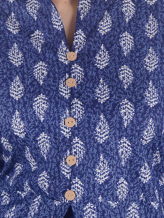 printed high-low kurta - 15853878 - Zoom Image - 4