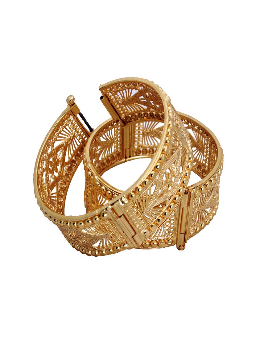 gold brass bangle - 15854036 - Zoom Image - 2