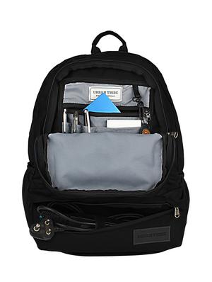 black polyester backpack - 15854150 - Standard Image - 3