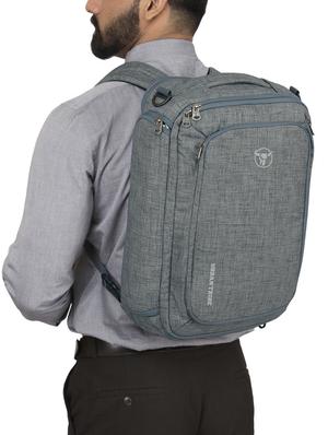 grey polyester backpack - 15854151 - Standard Image - 5