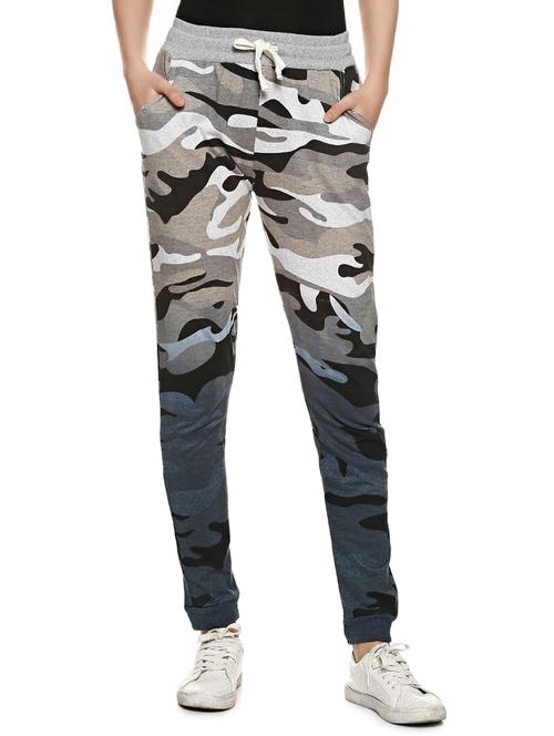 drawstring waist camouflage jogger - 15854312 - Standard Image - 1