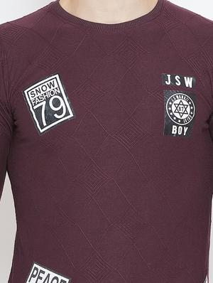 brown front print t-shirt - 15854352 - Standard Image - 5