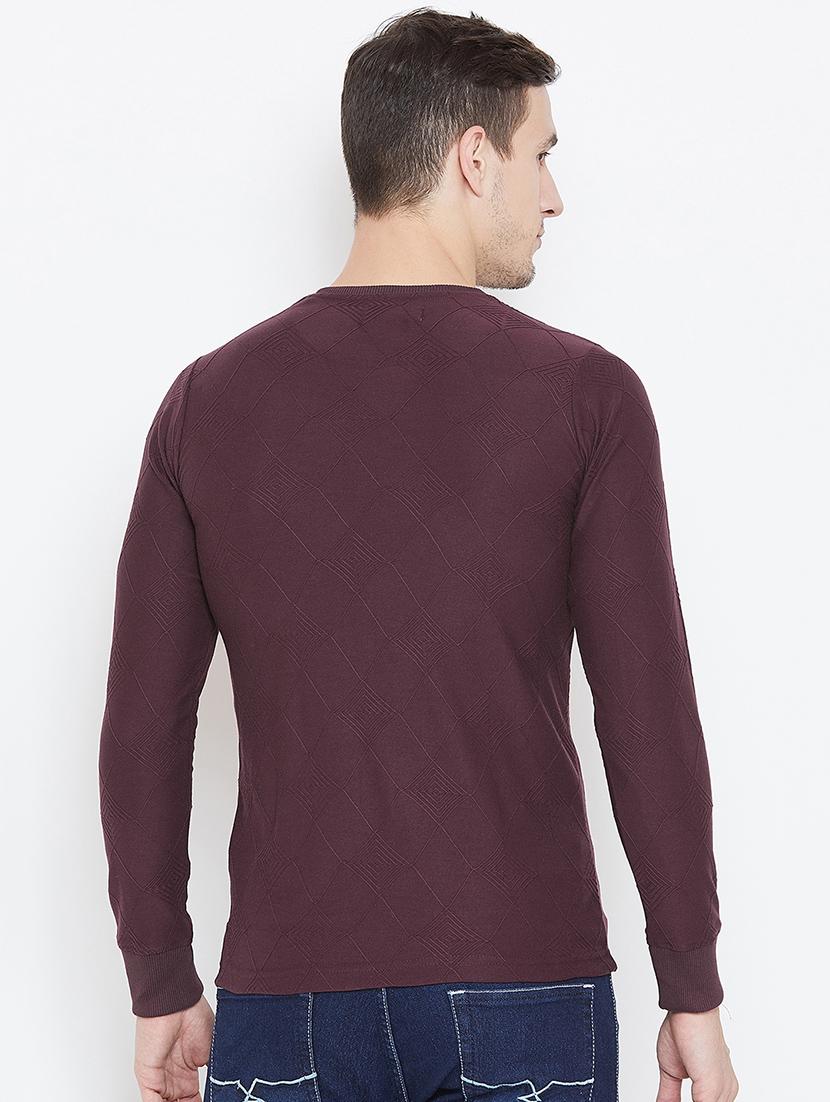 brown front print t-shirt - 15854352 - Zoom Image - 3