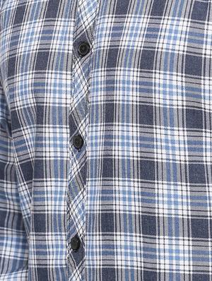 blue checkered casual shirt - 15854368 - Standard Image - 4