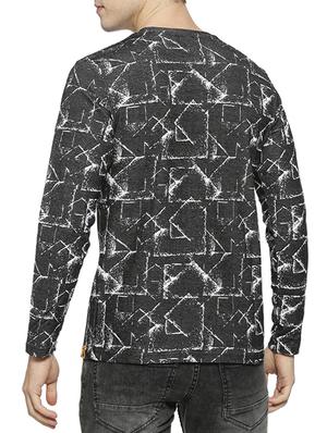 grey all over print t-shirt - 15854379 - Standard Image - 3