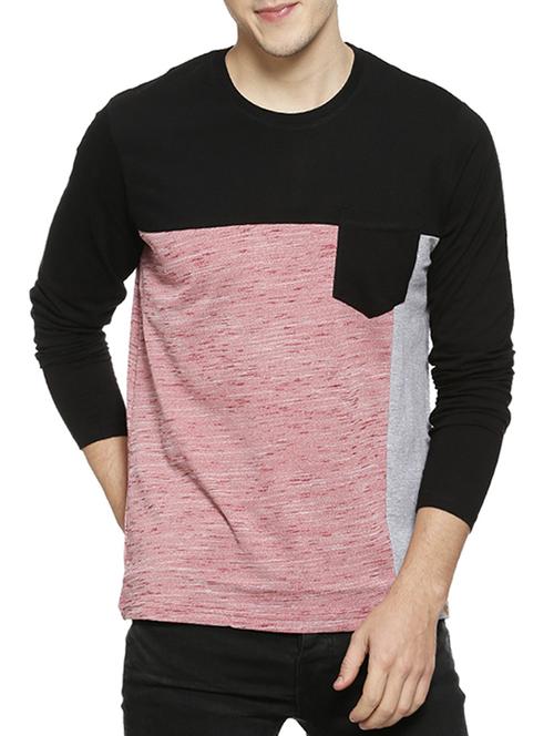 red cotton cut & sew t-shirt - 15854387 - Very Small Image - 1