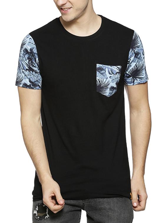 black pocket short sleeves t-shirt - 15854390 - Zoom Image - 1