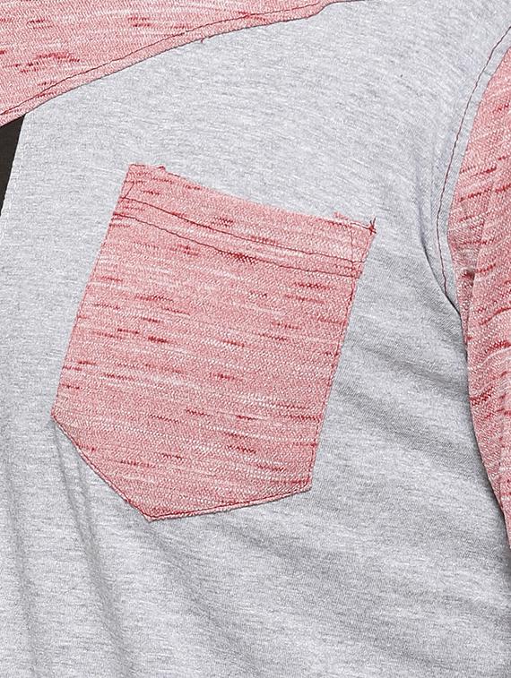 multi colored cut & sew t-shirt - 15854396 - Zoom Image - 4