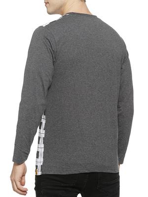 grey checkered tshirt - 15854397 - Standard Image - 3