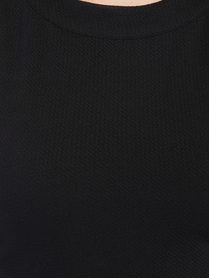 scallop detail crop top - 15854711 - Standard Image - 5
