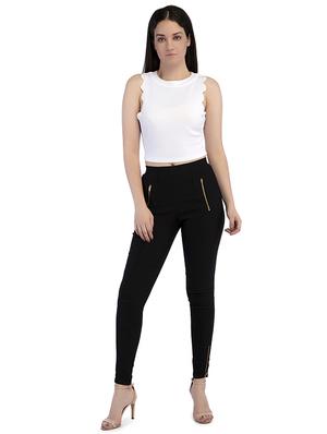 scallop detail crop top - 15854712 - Standard Image - 4