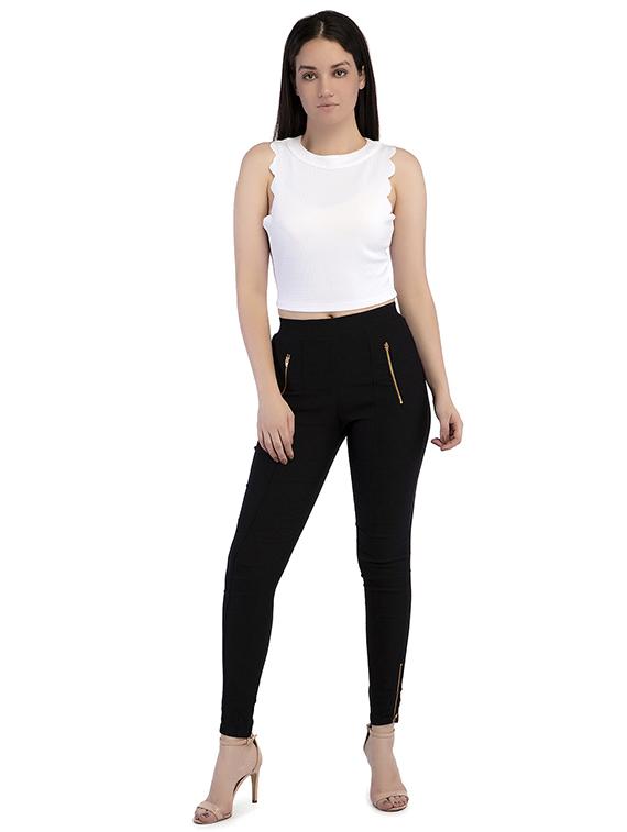 scallop detail crop top - 15854712 - Zoom Image - 4