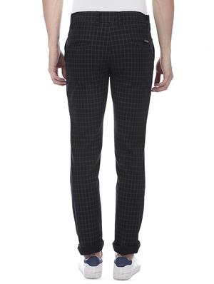 black cotton flat front formal trouser - 15854983 - Standard Image - 3
