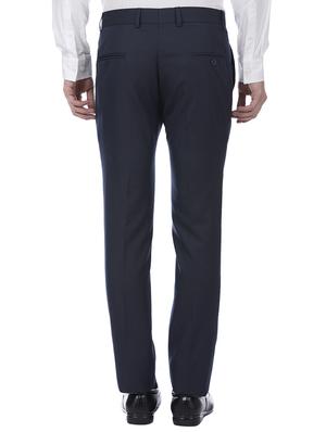 grey cotton flat front formal trouser - 15854985 - Standard Image - 3