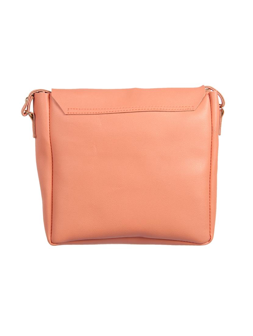 orange leatherette (pu) regular sling bag - 15855102 - Zoom Image - 2
