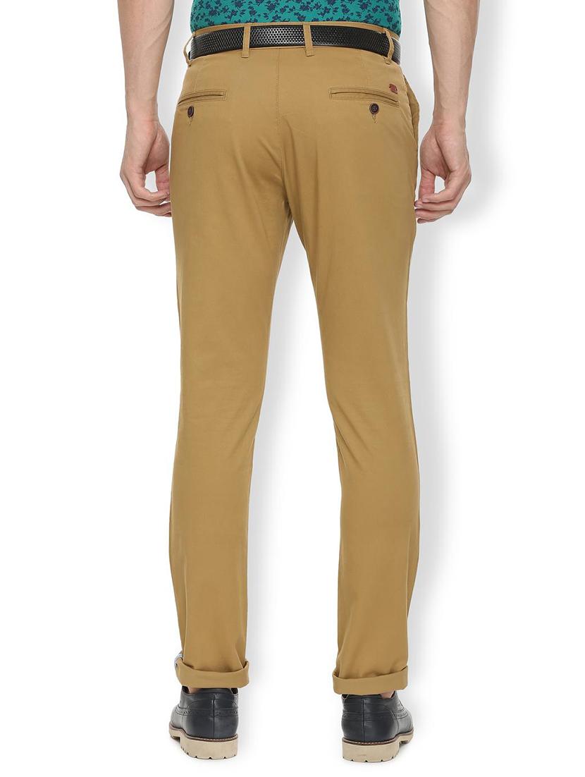 brown cotton chinos - 15855109 - Zoom Image - 2