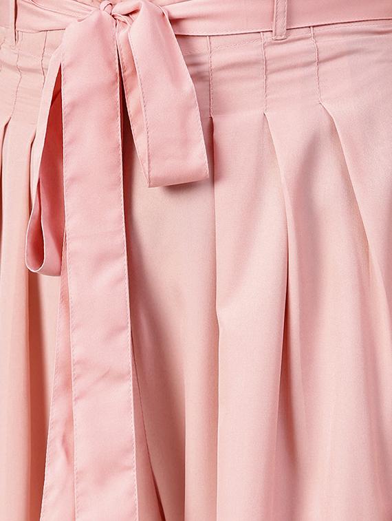 ruffle detail top & pleated trouser set - 15855201 - Zoom Image - 5