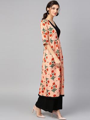 flared printed kurta - 15855212 - Standard Image - 2