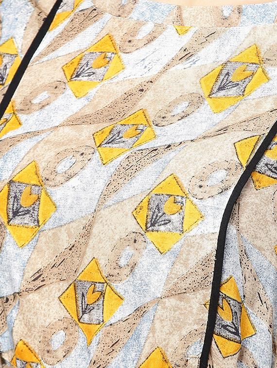 geometrical print a-line kurta - 15855224 - Zoom Image - 4
