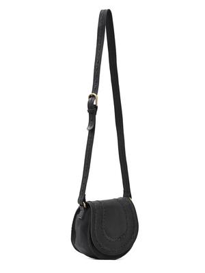 black leather sling bag - 15855338 - Standard Image - 3