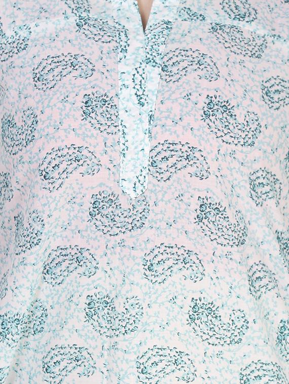 asymmetrical flared kurta - 15855981 - Zoom Image - 4