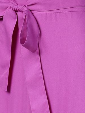 tie-knot waist ruffled high-low skirt - 15856027 - Standard Image - 4