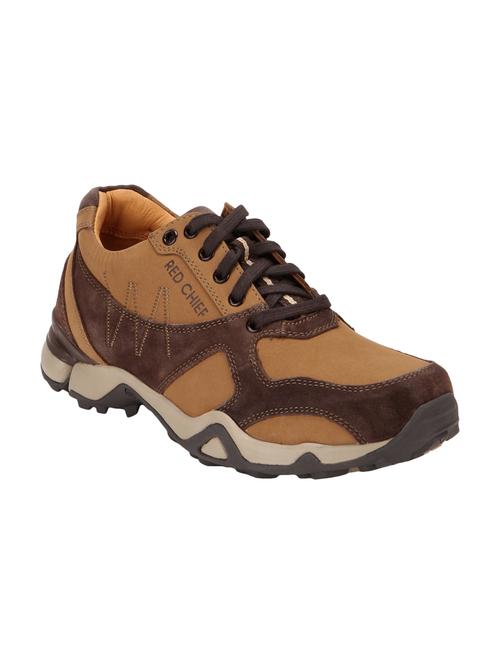red chief brown leather lace up shoes - 15856035 - Standard Image - 1