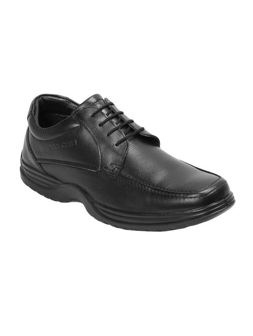 red chief black leather lace up shoes - 15856048 - Standard Image - 1
