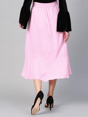 tie-knot waist front slit skirt - 15856066 - Standard Image - 3