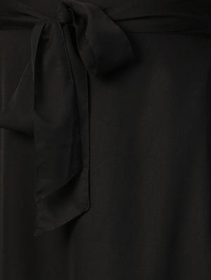 tie-knot waist front slit skirt - 15856076 - Standard Image - 4