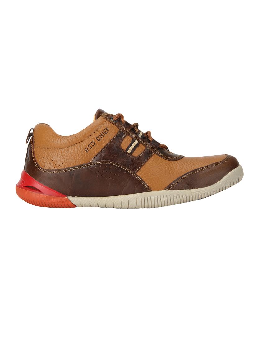 tan leather lace up shoes - 15856097 - Zoom Image - 2
