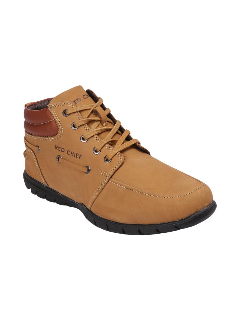 brown leather low ankle boots - 15856101 - Zoom Image - 1