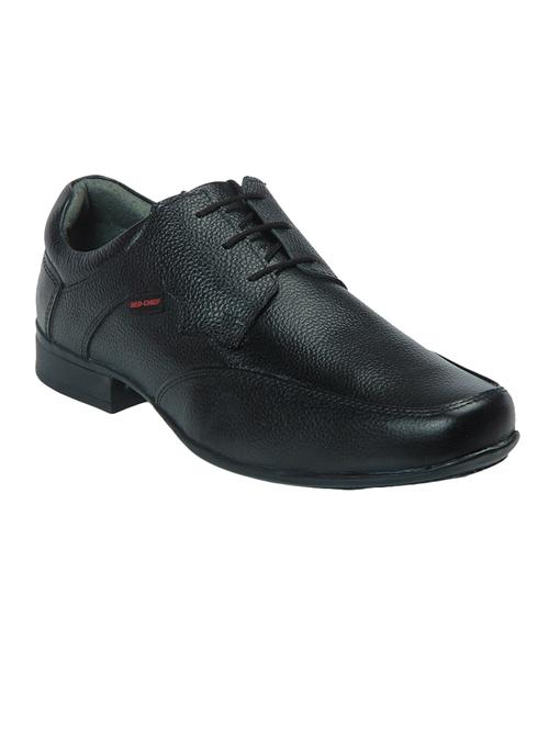 black leather lace-up derbys - 15856114 - Standard Image - 1