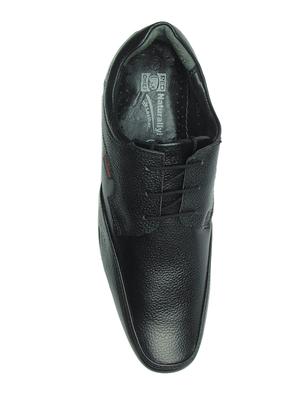 black leather lace-up derbys - 15856114 - Standard Image - 4