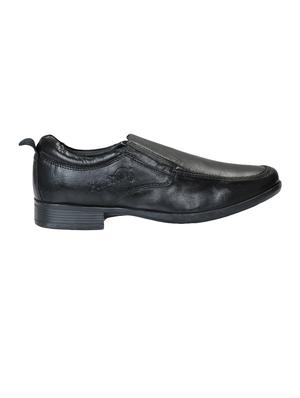 black leather slipons - 15856139 - Standard Image - 2