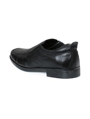 black leather slipons - 15856139 - Standard Image - 3