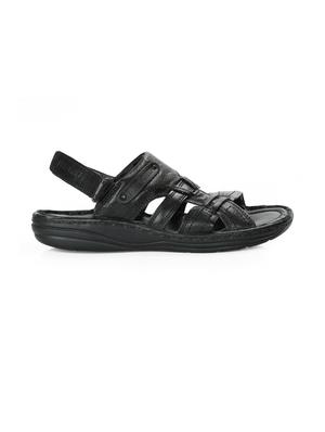 red chief black back strap sandal - 15856145 - Standard Image - 2
