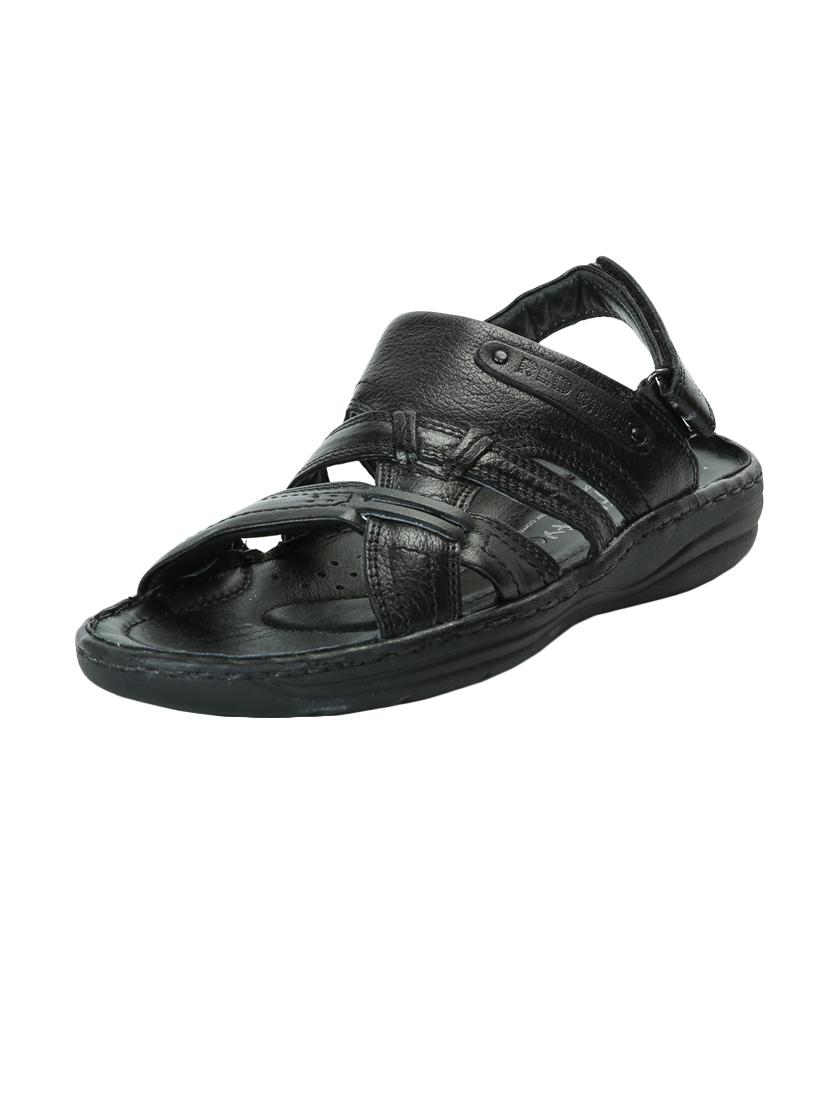 red chief black back strap sandal - 15856145 - Zoom Image - 1