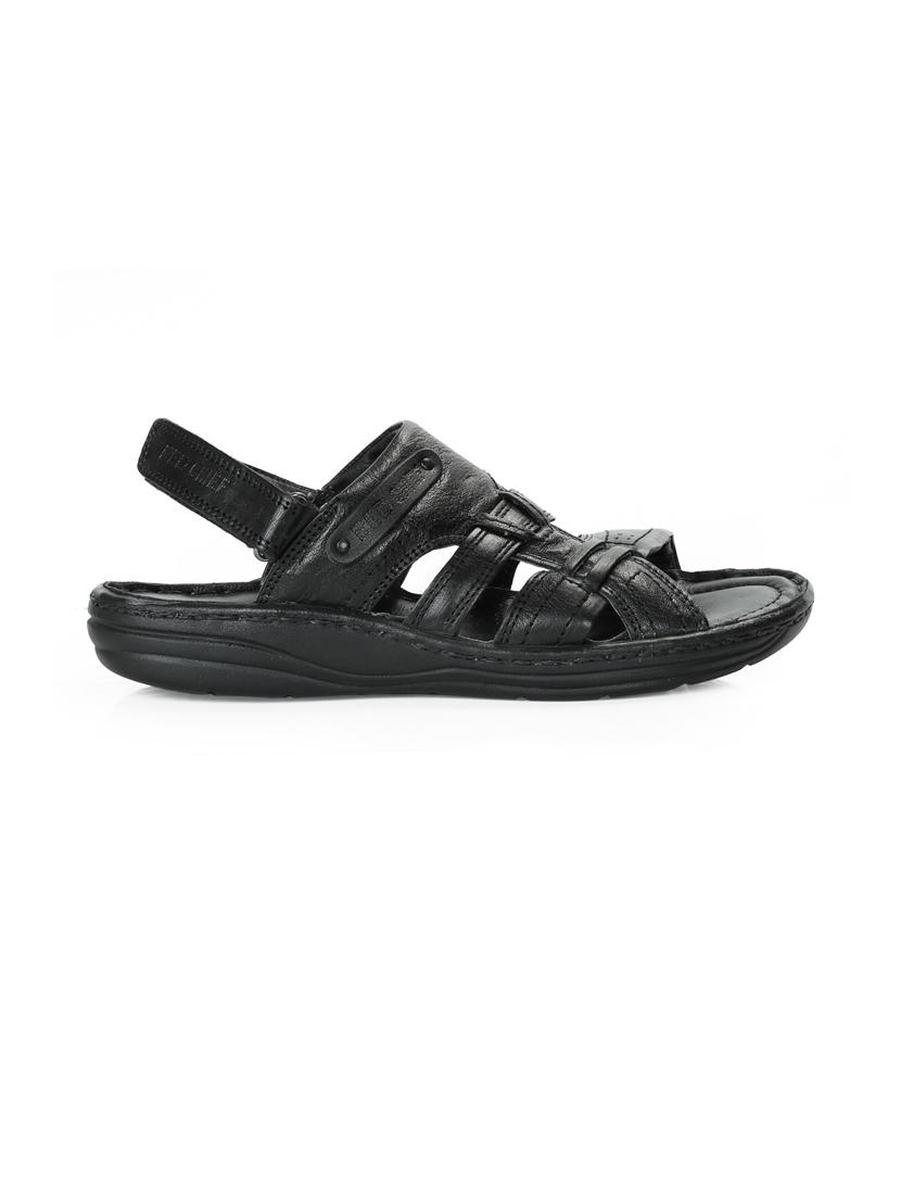 red chief black back strap sandal - 15856145 - Zoom Image - 2