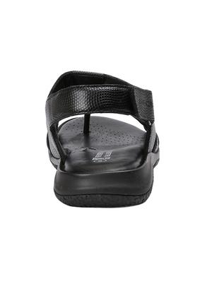 red chief black back strap sandal - 15856147 - Standard Image - 3