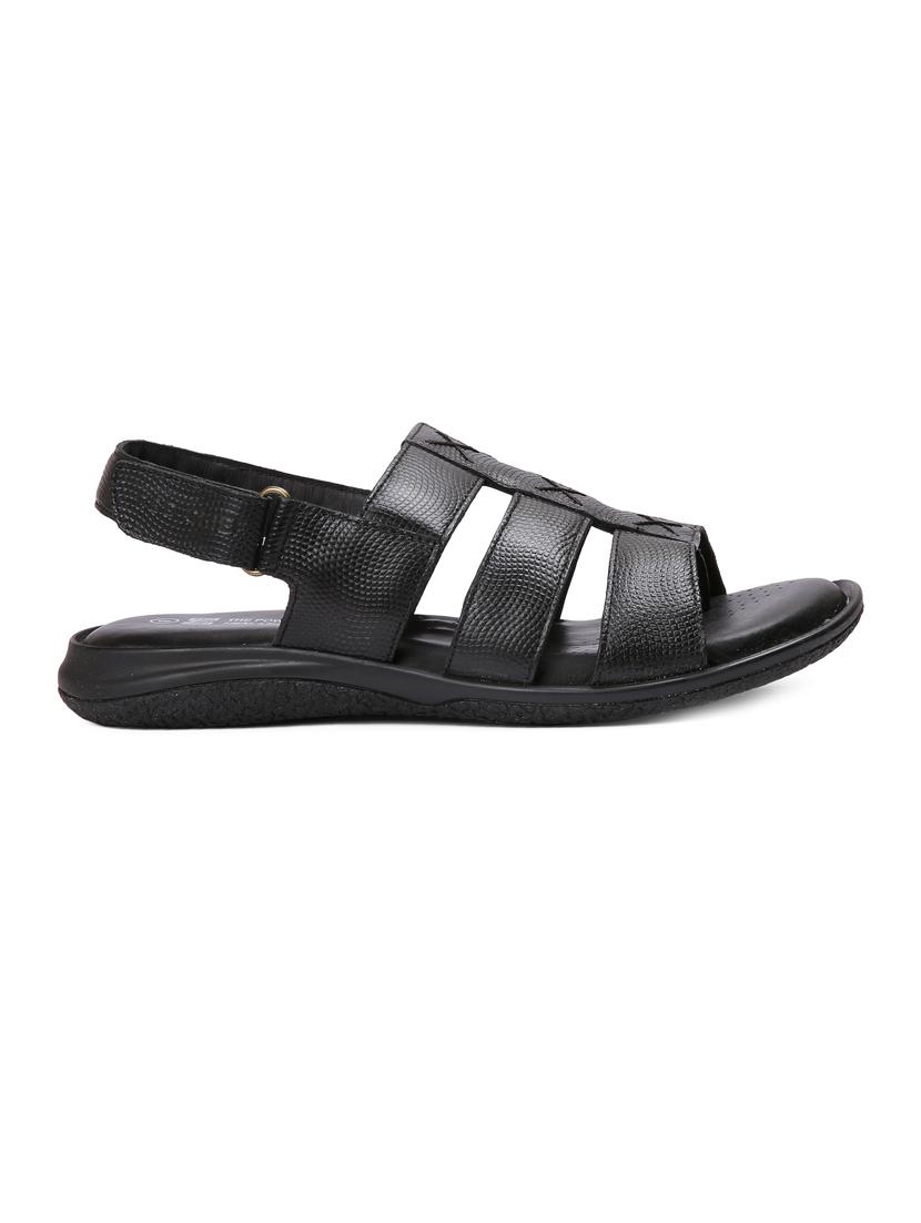 red chief black back strap sandal - 15856147 - Zoom Image - 2
