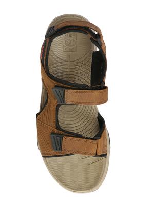 red chief brown back strap floaters - 15856162 - Standard Image - 4