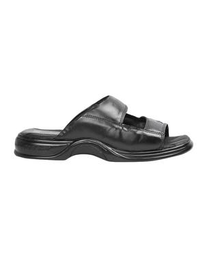 black leather slip on sandals - 15856173 - Standard Image - 2