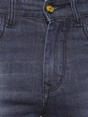 blue washed ripped denim shorts - 15856241 - Standard Image - 4