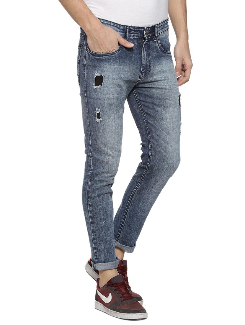 blue denim ripped jeans - 15856247 - Zoom Image - 2
