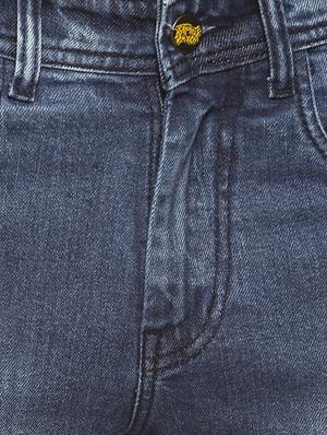 blue denim patched jeans - 15856248 - Standard Image - 4